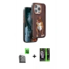 MARSİLYAN™- iPhone 16 Pro Kılıf Nova Form Koleksiyonu - Şeffaf 360 Full Body Arka Koruyucu + Raze Metal Kamera Lens - SH