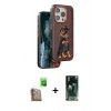 MARSİLYAN™- iPhone 16 Pro Kılıf Nova Form Koleksiyonu - Siyah 360 Mat Full Body Arka Koruyucu + Raze Metal Kamera Lens - CLTM