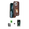 MARSİLYAN™- iPhone 16 Pro Kılıf Nova Form Koleksiyonu - Siyah 360 Mat Full Body Arka Koruyucu + Raze Metal Kamera Lens - SH
