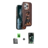 MARSİLYAN™- iPhone 16 Pro Kılıf Nova Form Koleksiyonu - Siyah 360 Mat Full Body Arka Koruyucu + Raze Metal Kamera Lens - SH
