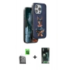MARSİLYAN™- iPhone 16 Pro Kılıf Nova Form Koleksiyonu - Siyah 360 Mat Full Body Arka Koruyucu + Raze Metal Kamera Lens - SH