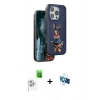 MARSİLYAN™- iPhone 16 Pro Kılıf Nova Form Koleksiyonu - Siyah 3D Antistatik Seramik Nano Ekran Koruyucu + Raze Metal Kamera Lens - BZ