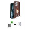 MARSİLYAN™- iPhone 16 Pro Kılıf Nova Form Koleksiyonu - Siyah Bilvis 0.18mm Plus Cam Ekran Koruyucu + Raze Metal Kamera Lens - SH