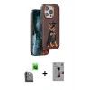 MARSİLYAN™- iPhone 16 Pro Kılıf Nova Form Koleksiyonu - Siyah Bilvis 3D Mat Cam Ekran Koruyucu + Raze Metal Kamera Lens - SH