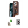 MARSİLYAN™- iPhone 16 Pro Kılıf Nova Form Koleksiyonu - Siyah Bilvis 3D Mat Cam Ekran Koruyucu + Raze Metal Kamera Lens - CLTM