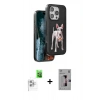 MARSİLYAN™- iPhone 16 Pro Kılıf Nova Form Koleksiyonu - Siyah Bilvis 3D Mat Cam Ekran Koruyucu + Raze Metal Kamera Lens - BZ