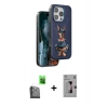 MARSİLYAN™- iPhone 16 Pro Kılıf Nova Form Koleksiyonu - Siyah Bilvis 3D Mat Cam Ekran Koruyucu + Raze Metal Kamera Lens - SH