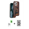 MARSİLYAN™- iPhone 16 Pro Kılıf Nova Form Koleksiyonu - Siyah Bilvis 3D Mat Cam Ekran Koruyucu + Raze Metal Kamera Lens - BZ
