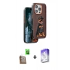 MARSİLYAN™- iPhone 16 Pro Kılıf Nova Form Koleksiyonu - Siyah Bilvis 5in1 3D Magic Cam Ekran Koruyucu + Raze Metal Kamera Lens - CLTM