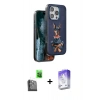 MARSİLYAN™- iPhone 16 Pro Kılıf Nova Form Koleksiyonu - Siyah Bilvis 5in1 3D Magic Cam Ekran Koruyucu + Raze Metal Kamera Lens - SH