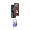 MARSİLYAN™- iPhone 16 Pro Kılıf Nova Form Koleksiyonu - Siyah Bilvis 5in1 5D Magic Hayalet Cam Ekran Koruyucu