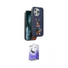 MARSİLYAN™- iPhone 16 Pro Kılıf Nova Form Koleksiyonu - Siyah Bilvis 5in1 5D Magic Hayalet Cam Ekran Koruyucu