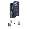 MARSİLYAN™- iPhone 16 Pro Kılıf Nova Form Koleksiyonu - Siyah Bilvis Hayalet Cam Ekran Koruyucu + Raze Metal Kamera Lens - SH