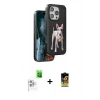 MARSİLYAN™- iPhone 16 Pro Kılıf Nova Form Koleksiyonu - Siyah Buffer Cam Ekran Koruyucu + Beyaz Raze Metal Kamera Lens