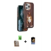 MARSİLYAN™- iPhone 16 Pro Kılıf Nova Form Koleksiyonu - Siyah Buffer Hayalet Cam Ekran Koruyucu + Raze Metal Kamera Lens - CLTM