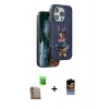 MARSİLYAN™- iPhone 16 Pro Kılıf Nova Form Koleksiyonu - Siyah Buffer Hayalet Cam Ekran Koruyucu + Raze Metal Kamera Lens - CLTM