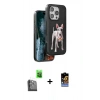 MARSİLYAN™- iPhone 16 Pro Kılıf Nova Form Koleksiyonu - Siyah Buffer Hayalet Cam Ekran Koruyucu + Raze Metal Kamera Lens - SH