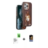 MARSİLYAN™- iPhone 16 Pro Kılıf Nova Form Koleksiyonu - Siyah Buffer Hayalet Cam Ekran Koruyucu + Raze Metal Kamera Lens - BZ
