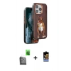 MARSİLYAN™- iPhone 16 Pro Kılıf Nova Form Koleksiyonu - Siyah Buffer Hayalet Cam Ekran Koruyucu + Raze Metal Kamera Lens - SH