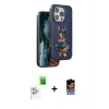 MARSİLYAN™- iPhone 16 Pro Kılıf Nova Form Koleksiyonu - Siyah Buffer Hayalet Cam Ekran Koruyucu + Raze Metal Kamera Lens - BZ