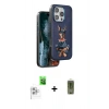 MARSİLYAN™- iPhone 16 Pro Kılıf Nova Form Koleksiyonu - Siyah Joko Magic 5D Hayalet Cam + Raze Metal Kamera Lens - BZ
