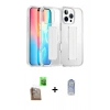 MARSİLYAN™- iPhone 16 Pro Kılıf Nova Işık Koleksiyonu - Siyah Joko Magic 5D Cam + Raze Metal Kamera Lens - CLTM