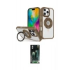 MARSİLYAN™- iPhone 16 Pro Kılıf Nova Minimal Serisi - Siyah 360 Mat Full Body Arka Koruyucu