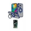 MARSİLYAN™- iPhone 16 Pro Kılıf Nova Minimal Serisi - Siyah 360 Mat Full Body Arka Koruyucu