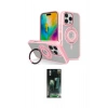 MARSİLYAN™- iPhone 16 Pro Kılıf Nova Minimal Serisi - Siyah 360 Mat Full Body Arka Koruyucu