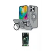 MARSİLYAN™- iPhone 16 Pro Kılıf Nova Minimal Serisi - Siyah 360 Mat Full Body Arka Koruyucu