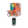 MARSİLYAN™- iPhone 16 Pro Kılıf Nova Minimal Serisi - Siyah 360 Mat Full Body Arka Koruyucu