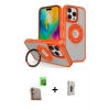 MARSİLYAN™- iPhone 16 Pro Kılıf Nova Minimal Serisi - Siyah Bilvis 3D Cam Ekran Koruyucu + Raze Metal Kamera Lens - CLTM