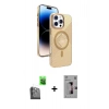 MARSİLYAN™- iPhone 16 Pro Kılıf Nova Modern Prime - Siyah Bilvis 3D Mat Cam Ekran Koruyucu + Raze Metal Kamera Lens - SH