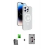 MARSİLYAN™- iPhone 16 Pro Kılıf Nova Modern Prime - Siyah Bilvis 3D Mat Cam Ekran Koruyucu + Raze Metal Kamera Lens - SH