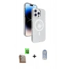 MARSİLYAN™- iPhone 16 Pro Kılıf Nova Modern Prime - Siyah Joko Magic 5D Cam + Raze Metal Kamera Lens - CLTM