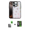 MARSİLYAN™- iPhone 16 Pro Kılıf Odak Prime - Şeffaf 360 Full Body Arka Koruyucu + Raze Metal Kamera Lens - SH