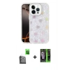 MARSİLYAN™- iPhone 16 Pro Kılıf Odak Prime - Şeffaf 360 Full Body Arka Koruyucu + Raze Metal Kamera Lens - SH