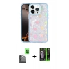 MARSİLYAN™- iPhone 16 Pro Kılıf Odak Prime - Şeffaf 360 Full Body Arka Koruyucu + Raze Metal Kamera Lens - SH