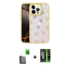 MARSİLYAN™- iPhone 16 Pro Kılıf Odak Prime - Şeffaf 360 Full Body Arka Koruyucu + Raze Metal Kamera Lens - SH
