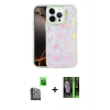 MARSİLYAN™- iPhone 16 Pro Kılıf Odak Prime - Şeffaf 360 Full Body Arka Koruyucu + Raze Metal Kamera Lens - SH