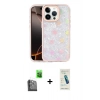 MARSİLYAN™- iPhone 16 Pro Kılıf Odak Prime - Şeffaf Pasifik Cam Ekran Koruyucu + Raze Metal Kamera Lens - SH
