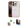 MARSİLYAN™- iPhone 16 Pro Kılıf Odak Prime - Siyah 3D Antistatik Mat Seramik Nano Ekran Koruyucu + Raze Metal Kamera Lens - CLTM