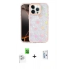 MARSİLYAN™- iPhone 16 Pro Kılıf Odak Prime - Siyah Bilvis 0.18mm Plus Cam Ekran Koruyucu + Raze Metal Kamera Lens - BZ