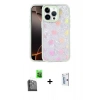MARSİLYAN™- iPhone 16 Pro Kılıf Odak Prime - Siyah Bilvis 0.18mm Plus Cam Ekran Koruyucu + Raze Metal Kamera Lens - SH