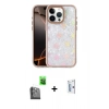 MARSİLYAN™- iPhone 16 Pro Kılıf Odak Prime - Siyah Bilvis 0.18mm Plus Cam Ekran Koruyucu + Raze Metal Kamera Lens - SH