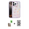 MARSİLYAN™- iPhone 16 Pro Kılıf Odak Prime - Siyah Bilvis 3D Mat Cam Ekran Koruyucu + Raze Metal Kamera Lens - CLTM