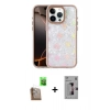 MARSİLYAN™- iPhone 16 Pro Kılıf Odak Prime - Siyah Bilvis 3D Mat Cam Ekran Koruyucu + Raze Metal Kamera Lens - CLTM