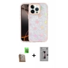 MARSİLYAN™- iPhone 16 Pro Kılıf Odak Prime - Siyah Bilvis 3D Mat Cam Ekran Koruyucu + Raze Metal Kamera Lens - CLTM
