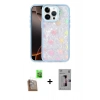 MARSİLYAN™- iPhone 16 Pro Kılıf Odak Prime - Siyah Bilvis 3D Mat Cam Ekran Koruyucu + Raze Metal Kamera Lens - CLTM