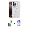 MARSİLYAN™- iPhone 16 Pro Kılıf Odak Prime - Siyah Bilvis 5in1 3D Magic Cam Ekran Koruyucu + Raze Metal Kamera Lens - SH